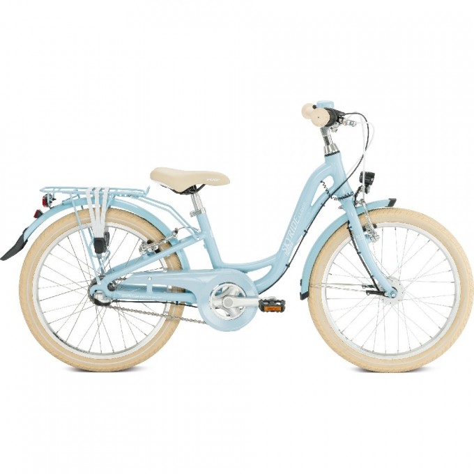 Двухколесный велосипед для девочек PUKY SKYRIDE 20-3 ALU голубой 4452 Двухколесный велосипед для девочек PUKY SKYRIDE 20-3 ALU голубой 4452