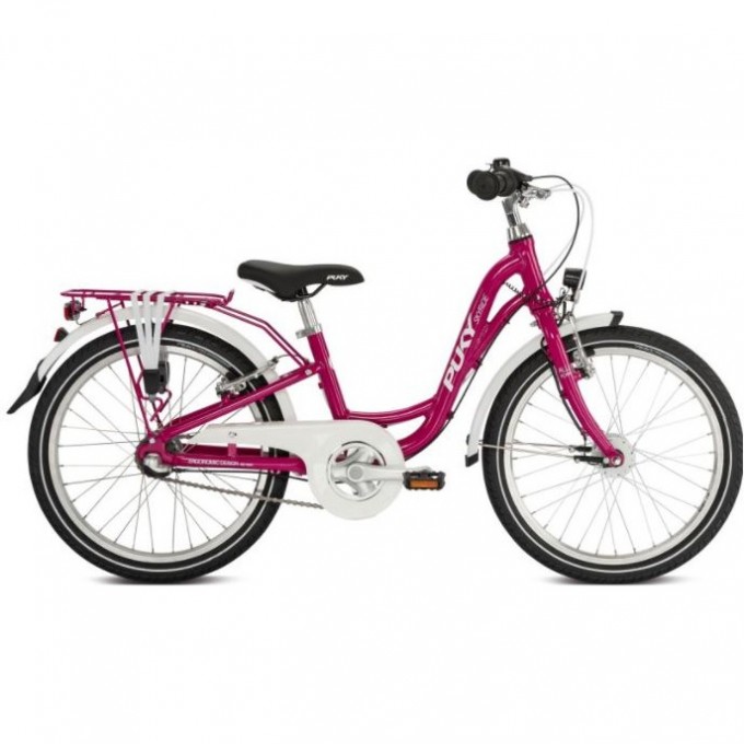 Двухколесный велосипед для девочек PUKY SKYRIDE 20-3 ALU малиновый 4457 Двухколесный велосипед для девочек PUKY SKYRIDE 20-3 ALU малиновый 4457