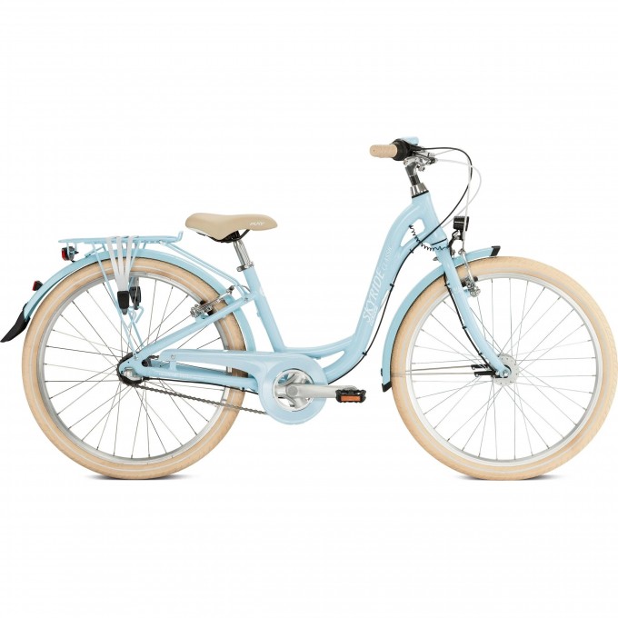 Двухколесный велосипед для девочек PUKY SKYRIDE 24-3 ALU голубой 4817 Двухколесный велосипед для девочек PUKY SKYRIDE 24-3 ALU голубой 4817