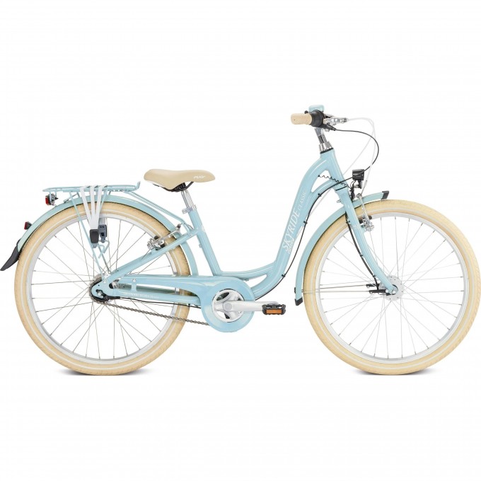 Двухколесный велосипед для девочек PUKY SKYRIDE 24-7 ALU голубой 4820 Двухколесный велосипед для девочек PUKY SKYRIDE 24-7 ALU голубой 4820