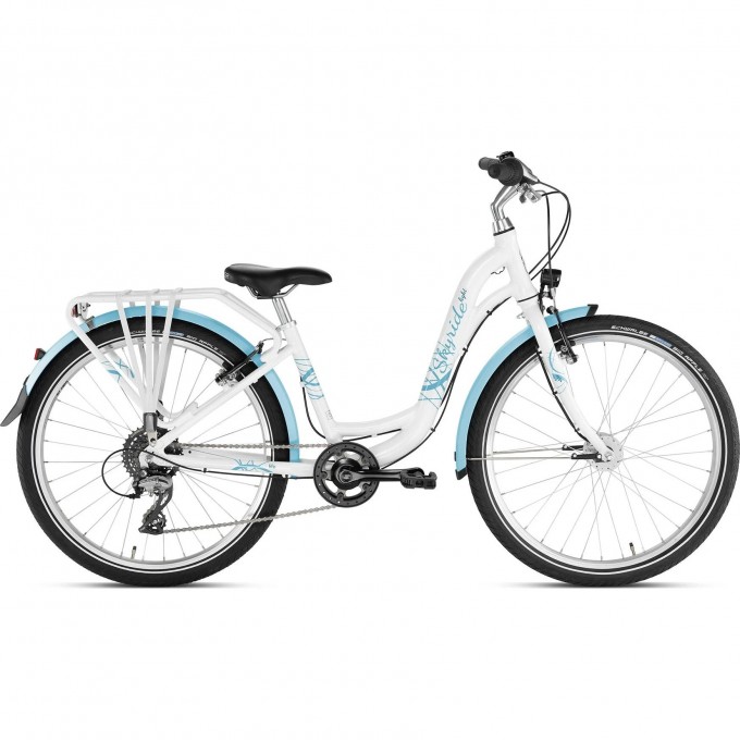Двухколесный велосипед для девочек PUKY SKYRIDE 24-8 ALU LIGHT белый 4917 Двухколесный велосипед для девочек PUKY SKYRIDE 24-8 ALU LIGHT белый 4917