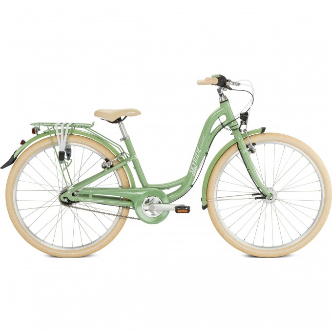 Двухколесный велосипед для девочек PUKY SKYRIDE 26-7 ALU LIGHT зеленый 4875 Двухколесный велосипед для девочек PUKY SKYRIDE 26-7 ALU LIGHT зеленый 4875