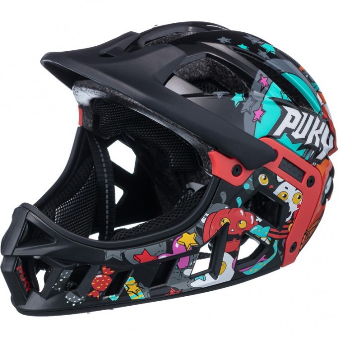 Шлем PUKY FULLFACE M (54-58) black черный NS01104