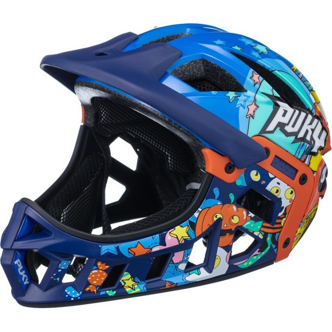 Шлем PUKY FULLFACE M (54-58) blue синий NS01134 Шлем PUKY FULLFACE M (54-58) blue синий NS01134