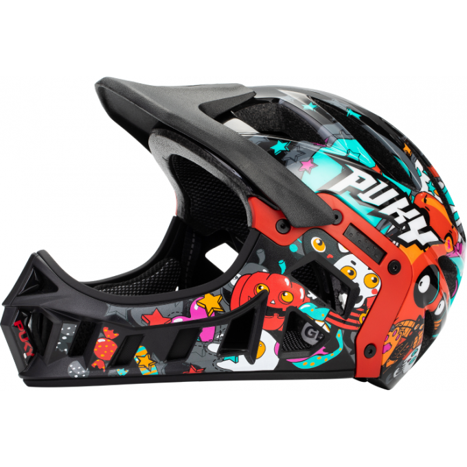 Шлем PUKY FULLFACE S (50-54) black NS01103 Шлем PUKY FULLFACE S (50-54) black NS01103