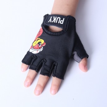 Велоперчатки PUKY S (2-4) 9474 black черный