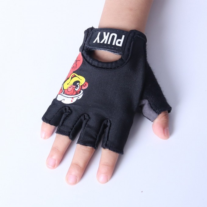 Велоперчатки PUKY S (2-4) black черный 9474 Велоперчатки PUKY S (2-4) black черный 9474